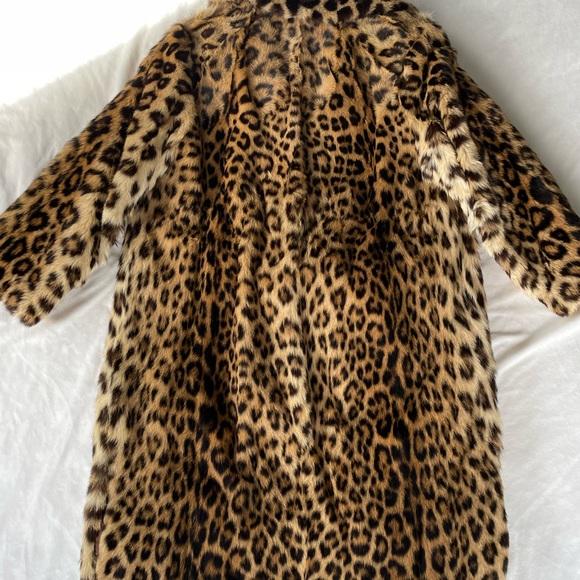 Authentic Leopard Print coat with appraisal - Picture 8 of 16